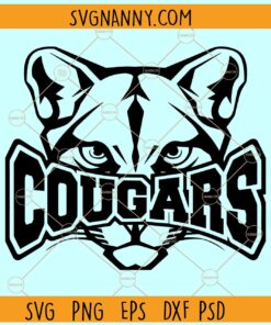 Cougars SVG, Cougars logo svg, Sports svg, school spirit shirt svg