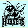Hornet Mascot SVG, Hornet logo svg, Sports svg, school spirit shirt svg