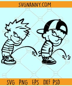 Peeing Boy SVG, WC svg, Peeing Boy Clipart SVG, Calvin Peeing SVG