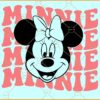 Retro Minnie Mouse SVG, Minnie Mouse SVG, Minnie Mouse Face SVG