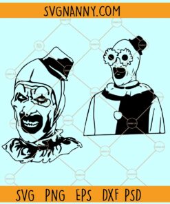 Terrifier Halloween SVG, Terrifier Horror SVG, Terrifier Halloween SVG, Terrifier Doodle Art SVG