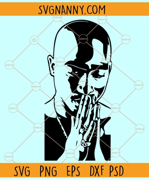 Tupac Shakur SVG, 2PAC svg, Tupac Face Svg, Rapper svg, Tupac svg