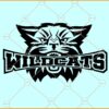 Wildcats mascot svg, Wildcats svg, Wildcats Football SVG, School Team SVG