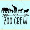 Zoo crew SVG, Zoo Animals Svg, Teacher Svg, Zoo Matching Svg, Zoo Crew Svg Files