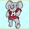 Alabama Elephant SVG, Elephant Roll Tide SVG, Alabama Football SVG