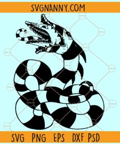 Beetlejuice Sandworm SVG, Snake Beetlejuice SVG, Beetlejuice Sandworm Snake SVG