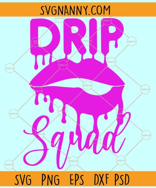 Birthday drip squad SVG, Birthday Squad Svg, Birthday Drip SVG, Birthday Princess Svg