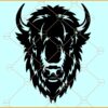 Bison head SVG, American Bison SVG, Buffalo head SVG, Buffalo Svg, Bison Svg