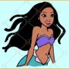Black Little mermaid  SVG, Black Ariel SVG, The Little Mermaid African SVG