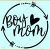 Boy mom round arrows SVG, Mom of boys SVG, Mom Life SVG, Mama png, Boy Mama Svg