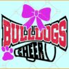 Bulldogs cheerleading SVG, Cheerleader svg, Bulldog Cheerleader SVG, Bulldogs Cheer Mascot SVG