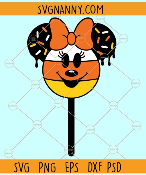 Candy Corn mouse ears SVG, Mouse Candy Corn SVG, Disney Mouse Candy Corn SVG