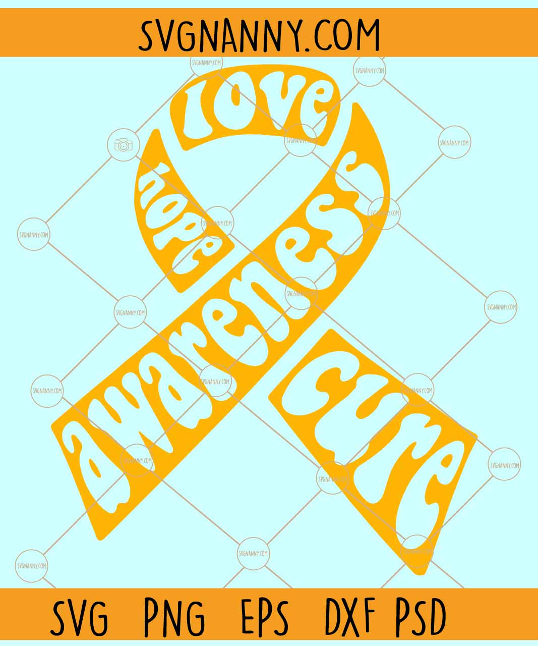 Childhood cancer awareness ribbon SVG, Childhood Cancer Ribbon Svg, Endometriosis Svg