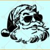 Cool santa SVG, Santa Face SVG, Santa Head SVG, Santa svg, Christmas svg