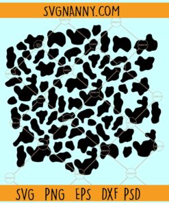 Cow prints SVG, Seamless Cow pattern svg, Cow spot svg, Animal Print SVG