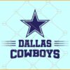 Dallas cowboys svg, Dallas Cowboys Football Svg, Football Svg, Cowboys Star Svg