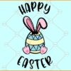Happy easter bunny svg, Easter Bunny Clipart SVG, Bunny Feet SVG, Easter Eggs Svg