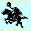 Headless Horseman SVG, Halloween Svg, Halloween Scene Svg, Spooky Svg