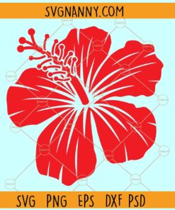 Hibiscus flower svg, Hibiscus SVG, Hawaii Flower Svg, Hibiscus Clipart svg