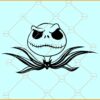 Jack Skellington head svg, Nightmare Before Christmas SVG, Halloween SVG