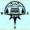 Jeep compass SVG, Off Road Car Svg, Off Road Mountain Svg
