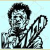 Leather Face SVG, Horror Movie Killers SVG, Halloween SVG, Leatherface Svg