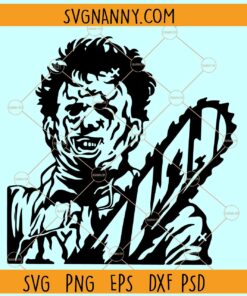 Leather Face SVG, Horror Movie Killers SVG, Halloween SVG, Leatherface Svg