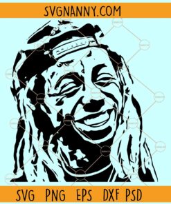 Lil Wayne Hip Hop SVG, Lil Wayne Clipart SVG, American Rapper SVG, Hip hop Legend SVG