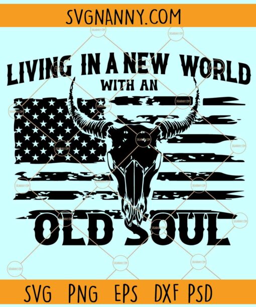 Living In A New World With An Old Soul SVG, Oliver Anthony SVG, It’s a Damn Shame SVG