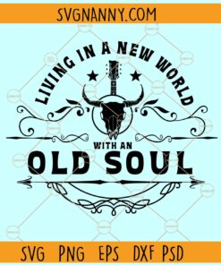 Living In A New World With An Old Soul SVG, Richmond Flag SVG, American Flag SVG