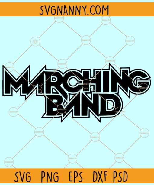 Marching Band Title SVG, Marching Band svg, Marching Band Mom svg