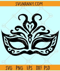 Masquerade mask SVG, carnival mask svg, Mask Clipart SVG, Masquerade Mask Silhouette SVG