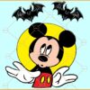 Mickey Halloween bats SVG, Halloween Svg, Disney Halloween Svg, Mickey Bats Svg