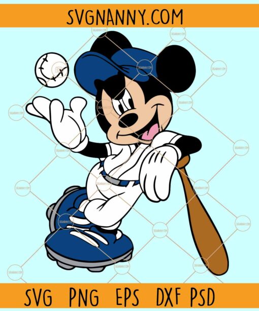 Mickey baseball SVG, Baseball Mouse Clipart SVG, Mickey  Sports SVG, Baseball Mickey Mouse Svg
