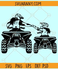 Mom daughter ATV SVG, mom life svg, kid life svg, atv svg, atv svg