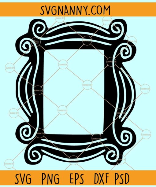 Monogram frame SVG, Rectangle Frame Svg, Rectangle border svg Geometric border svg