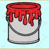 Paint can svg, Paint bucket SVG, Paint Can Clipart SVG, colorful paint can clip art SVG