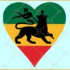 Rastafarian heart svg, Rasta Heart SVG, one love SVG, Reggae heart SVG