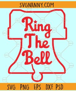 Ring the bell Philly SVG, Philly Baseball SVG, Philadelphia Phillies SVG