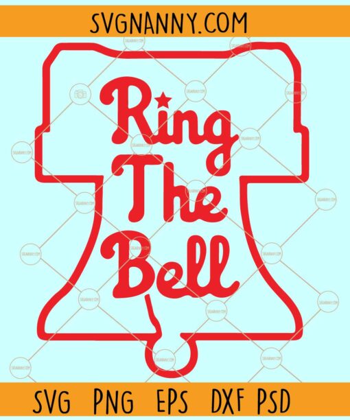 Ring the bell Philly SVG, Philly Baseball SVG, Philadelphia Phillies SVG
