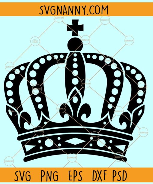 Royal crown svg, Crown SVG File, Princess Tiara Svg, King Crown SVG