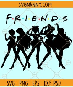 Sailor moon friends SVG, Sailor Moon SVG, Sailor Squad Svg, Anime Svg