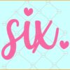 Sixth Birthday SVG, Sixth Birthday Barbie SVG, 6th Birthday Princess SVG