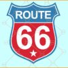 US Route 66 sign svg, Route 66 Sign Clipart SVG, Historic Route 66 SVG