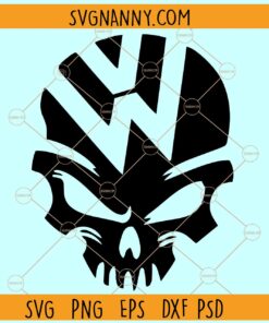 Volkswagen skull logo SVG, Volkswagen skull SVG, Volkswagen SVG