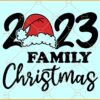 2023 family Christmas SVG, Santa Hat SVG, Family Christmas svg, Family Christmas Shirts svg