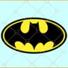 Batman logo SVG, Batman Svg, Batman Hero Svg, Batman Clipart SVG, Batman Logo Svg
