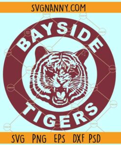 Bayside Tigers High School Logo SVG, Bayside Tigers SVG, Saved By The Bell Svg