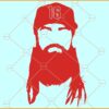 Brandon Marsh svg, Baseball Player svg, Brandon Marsh Beard  svg, Brandon Marsh Clipart svg