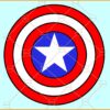 Captain America shield logo SVG, Captain America Svg, Captain America Hero Svg